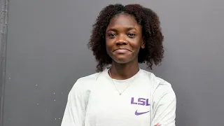 LSU Star Brianna Lyston On Her 7.08 Meet Record-Tying Women's 60m At SEC Indoor Championships