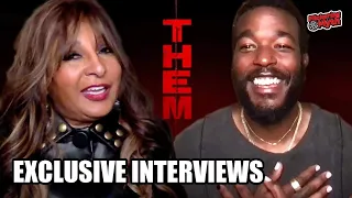 Pam Grier, Luke James, and the team of THEM: THE SCARE | Exclusive Interview