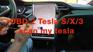 Tesla (OBD 2) scan my Tesla небольшой обзор