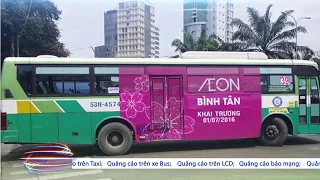 Professional advertising on the bus in Ho Chi Minh City [SSM.VN]