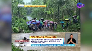 Ilang bahagi ng Mindanao, naperwisyo ng ulan at baha dulot ng trough ng low pressure area | BT