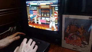 Art Of Fighting 2 - Neo Geo AES Gameplay - SONY PVM BVM