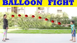 HOLI BALLOON GAME || HOLI KIDS MASTI || PICHKARI Balloon PARTY Kids Masti | Aayu and Pihu Show