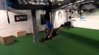 Handstand on a back lever