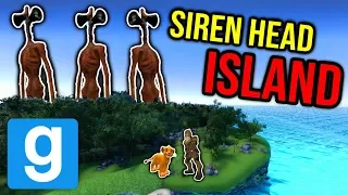 THE SIREN HEAD ISLAND!! (gmod nextbot)