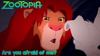 Simba & Angel || Are you afraid of me? [Zootopia Voiceover]