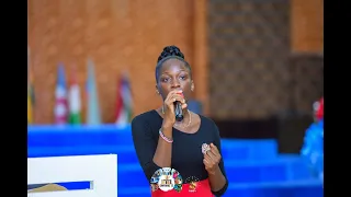 See what Apostle Johnson Suleman's Daughter did at the Teens Conference