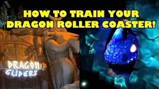 How To Train Your Dragon Roller Coaster! Dragon Gliders POV! Motiongate Dubai