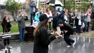 Kris & Ashlee's Marriage Proposal Flash Mob