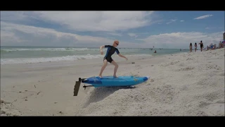 Riviera "Wave Rider" Rc Surfer riding some waves