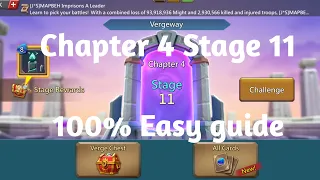 Lords mobile Vergeway Chapter 4 Stage 11 easiest guide