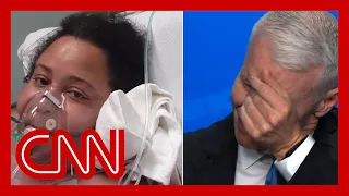 Woman's story from hospital bed brings Anderson Cooper to tears