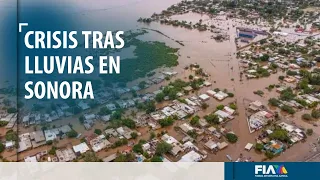 Crisis en Sonora tras las lluvias