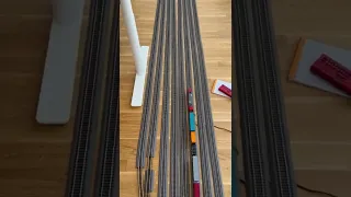 Teppichbahn aus der Vogelperspektive/ Model Train layout from birds eye perspective