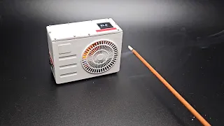 Micro AC Unit Thermometer - ESP32 - 3d printed - 3d toy making