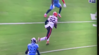 BAKER MAYFIELD THROWS A STRIKE TO HOLLYWOOD HIGGINS VS TITANS !!!!!!