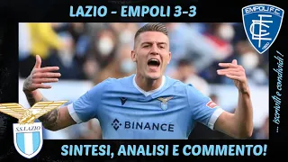 LAZIO - EMPOLI 3-3: SINTESI, ANALISI E COMMENTO!