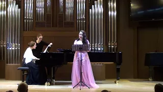 Alexandra Koneva (soprano): J.Brahms - So willst du des Armen