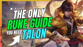 Talon Guide: All Runes Explained [NEW]