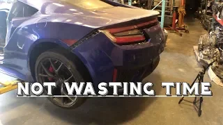 Wrecked 2017 Acura NSX Rebuild Part 4