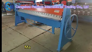 Manual bending machine
