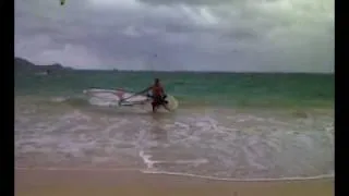 Joel Erickson - End of a long day Windsufing on Kailua Bay