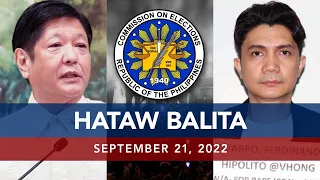 UNTV: Hataw Balita Pilipinas | September 21, 2022