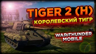 ОБЗОР КОРОЛЕВСКОГО ТИГРА TIGER 2 (H) в WAR THUNDER MOBILE!!