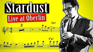 Paul Desmond Transcription on "Stardust" - Dave Brubeck Quartet  (Live At Oberlin)