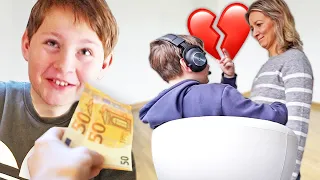 KLEINER BRUDER ist ASOZIAL & bekommt 100,00€ (er macht alles)