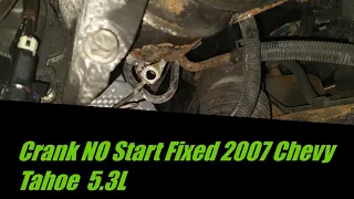 Crank NO Start 2007 Chevy Tahoe, Open Ground, GM, Suburban, Yukon, ​ @Cars and Service