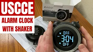 USCCE Alarm Clock With Shaker
