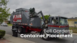 Bell Gardens Trash Container Placement Guide