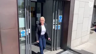 Catriona Carey leaves court