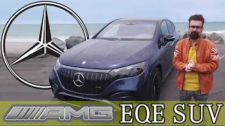 Mercedes-Benz Unlocks the Fully Electric 2024 AMG EQE SUV.