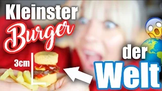 Ich mache den KLEINSTEN BURGER der WELT ! 3cm .. 😱 | Dagi Bee