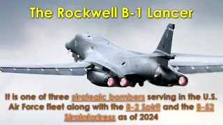 The B-1 Lancer | Supersonic strategic heavy bomber
