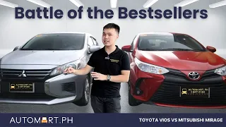 Battle of the Bestsellers: Toyota Vios vs Mitsubishi Mirage| Automart