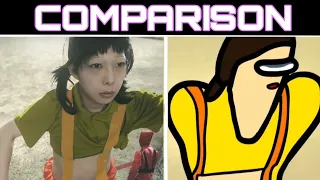 Pro Squid Game Players be like  Comparison (Part 2)