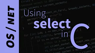 How one thread listens to many sockets with select in C.