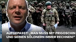 UKRAINE-KRIEG: "Kampferprobt! Man muss mit Prigoschin und seinen Söldnern immer rechnen!"