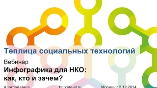 Видеозапись вебинара «Инфографика для НКО: как, кто и зачем?»