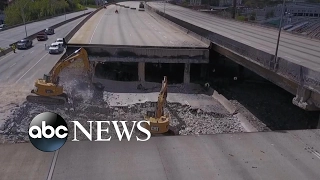 Suspect charged with arson in fire blamed for collapse of Atlanta highway