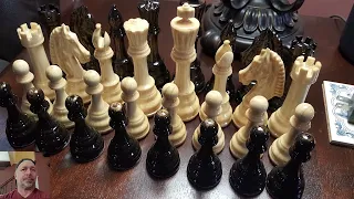 Custom Chess board and pieces-CNC router 4th axis