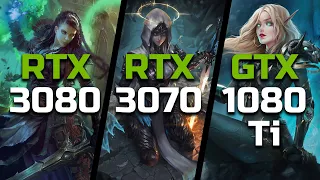 RTX 3080 vs RTX 3070 vs GTX 1080 Ti - Test in 9 Games