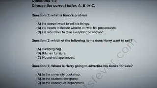 What is harry's problem | LISTENING | HD audio | 1080p | listening ielts