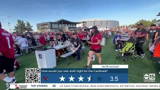 Cardinals fans celebrate Draft Day at State Farm Stadium