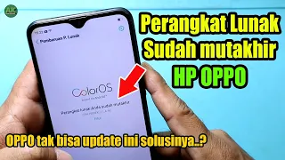 Update Versi android OPPO 2022-2023 | Perangkat lunak anda sudah mutakhir OPPO Lakukan ini  !!