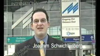 Moderation Joachim Schwichtenberg Wirtschaftsforum ispo Begrüßung (2002)