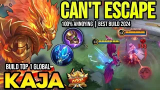 KAJA BEST BUILD 2024 | BUILD TOP 1 GLOBAL KAJA GAMEPLAY | MOBILE LEGENDS✓